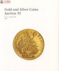 UBS Basel – Auktion 53, 29. 31 january 2002. Griechische und romische munzen. Gold und silbermunzen – Medaillen. Pp. 443, nn. 2643 all with b/w. ill.,...