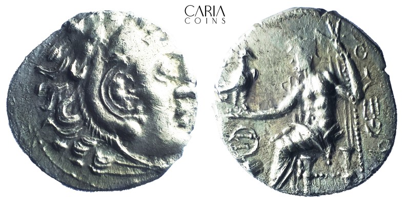 Celts in Eastern Europe.310-275 BC. AR Drachm. Imitation of Alexander III 'The G...