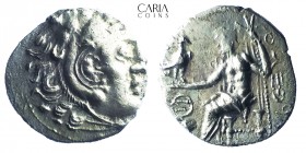 Celts in Eastern Europe.310-275 BC. AR Drachm. Imitation of Alexander III 'The Great' of Macedon.17 mm 3.92 g. Very fine