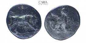 Caria.Kaunos. 300-250 BC. Bronze Æ. 7 mm 1.76 g. Very fine