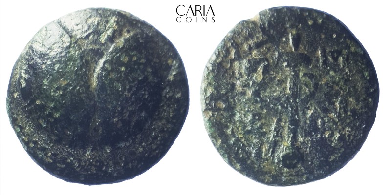 Caria.Mylasa.Eupolemos magistrate. 295-280 BC. Bronze Æ. 16 mm 4.62 g. Very fine...