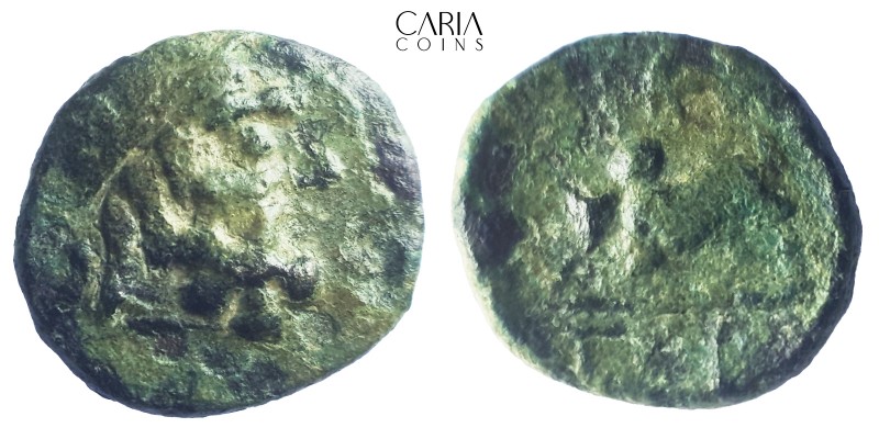 Caria.Antiocheia ad Meaender. 200-100 BC. Bronze Æ . 13 mm 2.39 g. Very fine