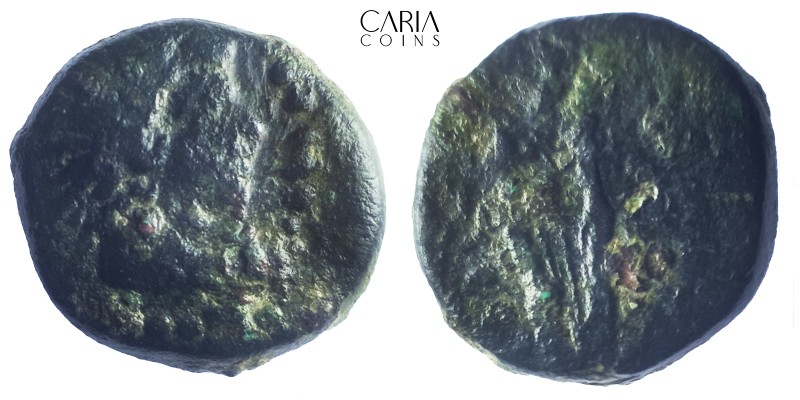 Caria.Antiocheia ad Meaender. 200-100 BC. Bronze Æ . 16 mm 7.08 g. Very fine