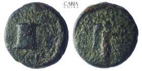 Caria.Antiocheia ad Meaender. BC 27-14 AD. Bronze Æ. 14 mm 4.10 g. Very fine