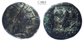 Islands of Caria.Rhodes. 200-190 BC. Bronze Æ . 12 mm 1.78 g. Very fine
