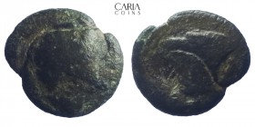 Islands of Caria.Rhodes. 350-300 BC. Bronze Æ. 11 mm 0.81 g. Near very fine