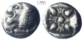 Ionia.Miletos. 550-500 BC. AR Diobol. 8 mm 1.15 g. Very fine