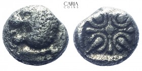 Ionia.Miletos. 550-500 BC. AR Diobol. 8 mm 1.03 g. Very fine