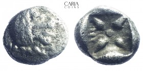 Ionia.Miletos. 550-500 BC. AR Diobol. 8 mm 1.07 g. Very fine