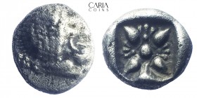Ionia.Miletos. 550-500 BC. AR Diobol. 9 mm 1.15 g. Very fine