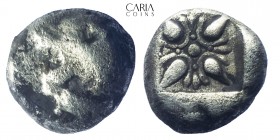 Ionia.Miletos. 550-500 BC. AR Diobol. 8 mm 1.06 g. Very fine