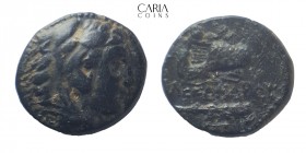 Kings of Macedon.Uncertain mint. Alexander III "the Great". 336-323 BC. Bronze AE. 18 mm 6.07 g. Very fine