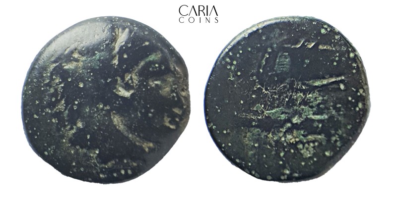Kings of Macedon.Uncertain mint. Alexander III "the Great". 336-323 BC. Bronze A...