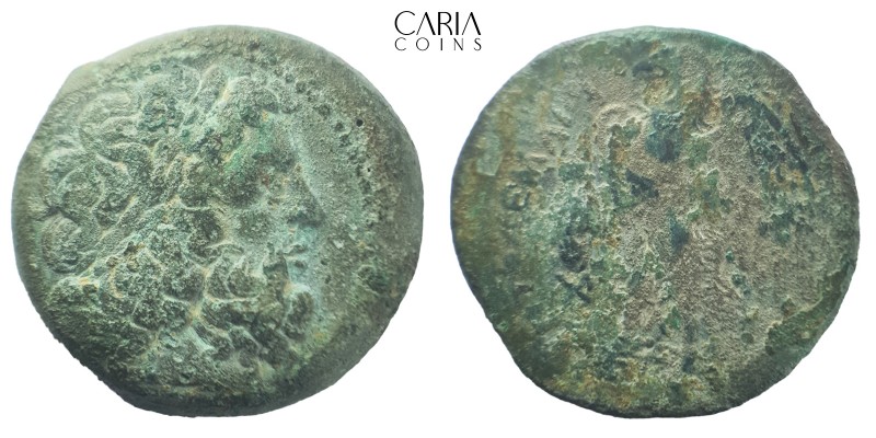 Sicily, Syracuse.Heiron II. 275-215 BC. Bronze Æ Obol . 28 mm 18.34 g. Very fine...