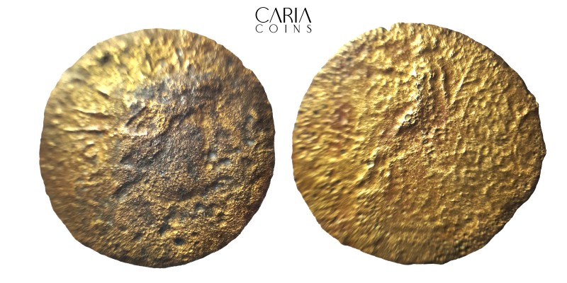 Islands of Caria. Rhodes. 88 BC 31-60 AD. Bronze Æ Drachm. 35 mm 15.60 g. Good/f...