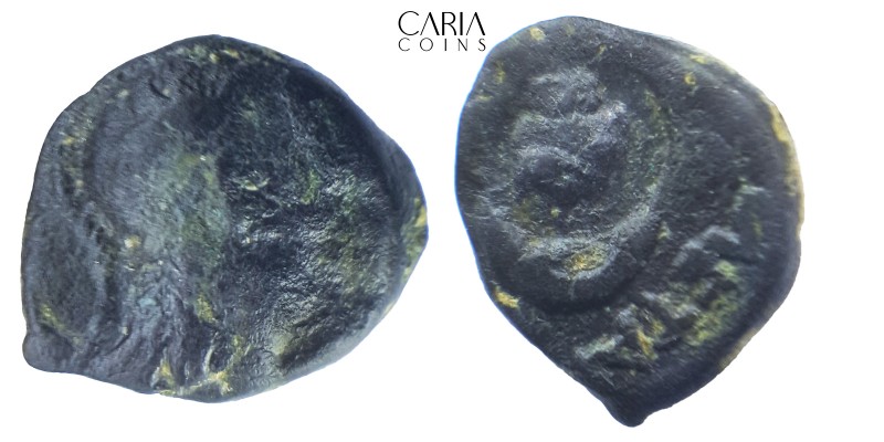 Phrygia. Dorylaion. 300-100 BC.Head of helmeted Athena right/Owl; crescent below...