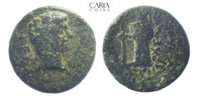 Caria. Antiocheia ad Meander. Augustus.Struck under Paionios,member of the synarchia.BC 27-14 AD. Bronze Æ 14 mm 2.81 g. Near very fine