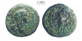 Caria. Antiocheia ad Meander.Domitian. Aglaos magistrate . 81-96 AD. Bronze Æ 17 mm 3.77 g. Near very fine