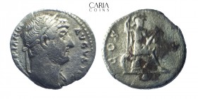 Hadrian. AD 117-138. Rome. AR Denarius. 17 mm, 3.16 g. Near very fine