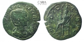 Otacilia Severa. AD 244-249. Rome.Bronze Æ Sestertius. 29 mm, 17.08 g. Very fine