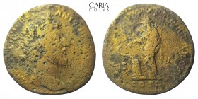 Marcus Aurelius. AD 139-161. Rome. Bronze Æ Sestertius. 32 mm, 23.77 g. Near very fine