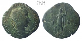 Gordian III. AD 238-244. Rome. Bronze Æ Sestertius. 28 mm, 15.25 g. Very fine