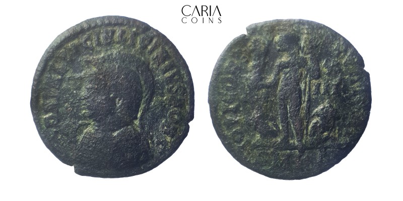 Licinius II as Caesar. AD 317-324. Cyzicus. Bronze Æ Follis. 19 mm, 2.59 g. Very...