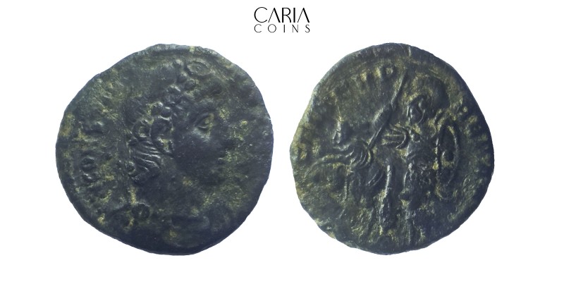 Constantius II. AD 337-361. Uncertain mint. Bronze Æ Nummus. 15 mm, 1.66 g. Very...