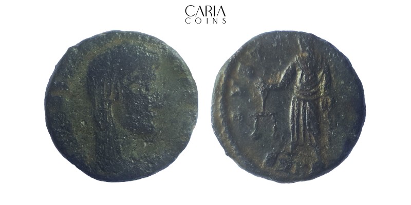 Divus Constantine I AD 341-346.Commemorative issue.Cyzicus mint. Bronze Æ Follis...
