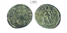 Valens. AD 375-378. Cyzicus. Bronze Æ Nummus. 17 mm, 2.59 g. Very fine