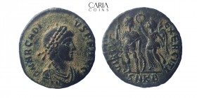 Arcadius AD 383-408.Cyzicus.Bronze Æ Nummus. 17 mm, 2.31 g. Very fine