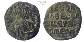 Leo VI "the Wise".AD 886-912. Constantinople.Bronze Æ Follis. 24 mm, 6.62 g. Very fine