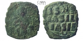 Anonymous Follis (Attributed to Constantine IX), AD 1042-1055.Constantinople. Bronze AE Follis. 25 mm, 7.93g. Near very fine