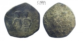 Isaac Comnenus, Usurper in Cyprus. AD 1184-1191.Nicosia. Aspron Trachy. 26 mm, 3.53 g. Near very fine