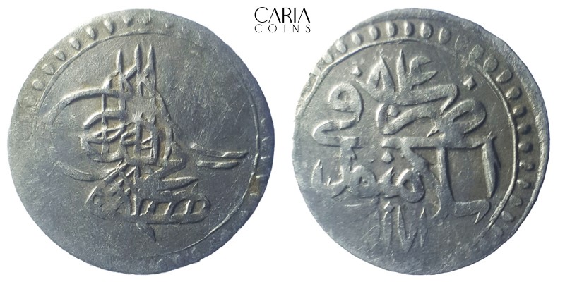 Ottoman Empire.Sultan Mustafa III. AD 1757-1774 (AH1171-1187) AR Silver Para. Mi...