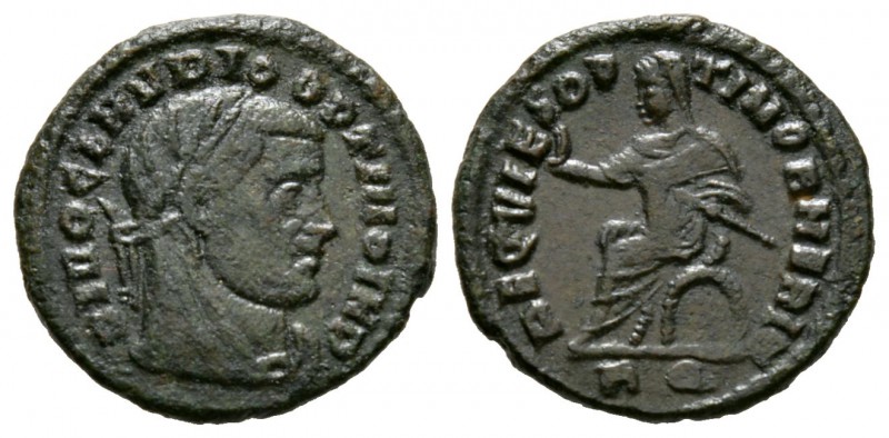 Divus Claudius II (died AD 270), Follis, Rome, 317-8, 3.34g, 18mm. Laureate and ...