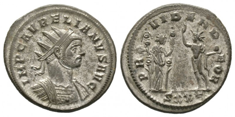 Aurelian (270-275), Radiate, Ticinum, AD 274, 4.90g, 23mm. Radiate and cuirassed...