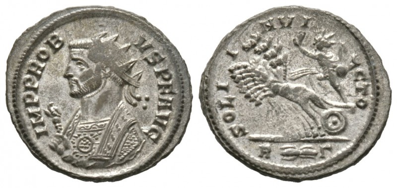 Probus (276-282), Radiate, Rome, AD 281, 3.76g, 22mm. Radiate and mantled bust l...