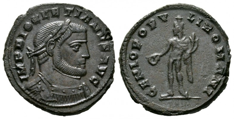 Diocletian (284-305), Follis, Londinium, AD 303, 9.35g, 29mm. Laureate and cuira...