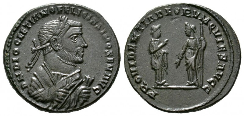 Diocletian (Senior Augustus, 305-311/2), Follis, Londinium, 305-7, 10.30g, 28mm....