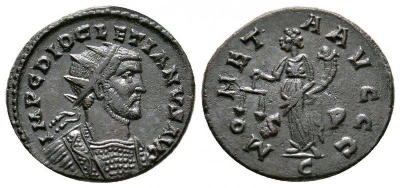 Diocletian (284-305), Radiate, "C" mint, 4.54g, 22mm. IMP C DIOCLETIANVS AVG, Ra...