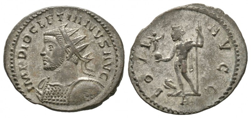 Diocletian (284-305), Radiate, Lugdunum, 290-2, 3.40g, 23mm. Radiate and cuirass...