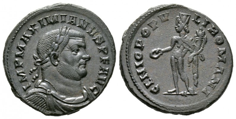 Maximianus (286-305), Follis, Londinium, c. 300-5, 9.39g, 27mm. Laureate, draped...