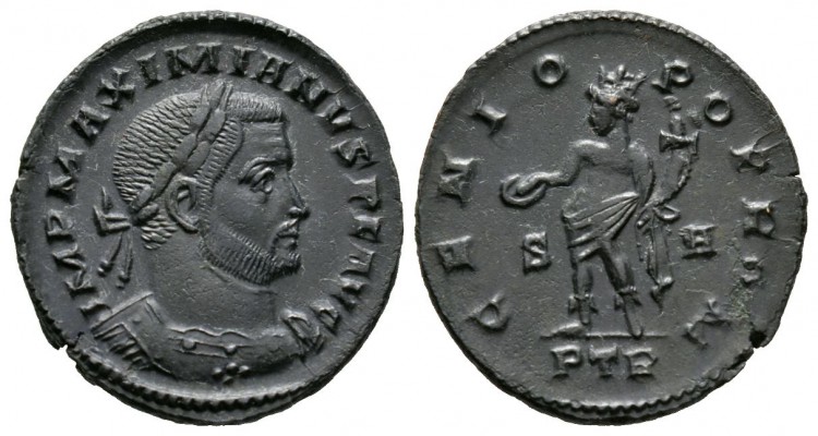 Maximianus (Senior Augustus, 305-307), Half Follis, Treveri, AD 307, 5.89g, 26mm...