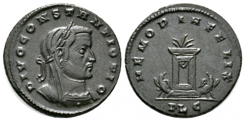 Divus Constantius I (died 306), Follis, Lugdunum, 307-8, 7.39g, 26mm. Laureate, ...