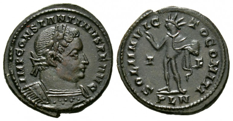 Constantine I (307/310-337), Follis, Londinium, AD 310, 4.49g, 23mm. Laureate an...