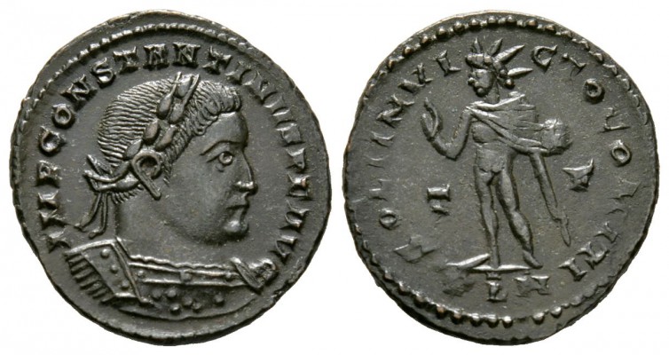Constantine I (307/310-337), Follis, Londinium, AD 310, 4.48g, 23mm. Laureate an...