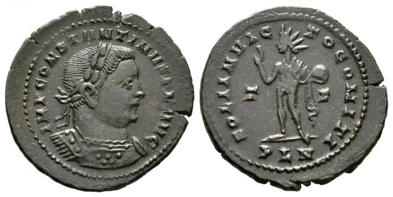 Constantine I (307/310-337), Follis, Londinium, AD 310, 4.21g, 25mm. Laureate an...