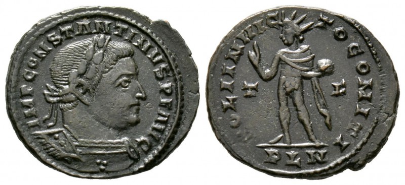 Constantine I (307/310-337), Follis, Londinium, AD 310, 4.95g, 23mm. Laureate an...
