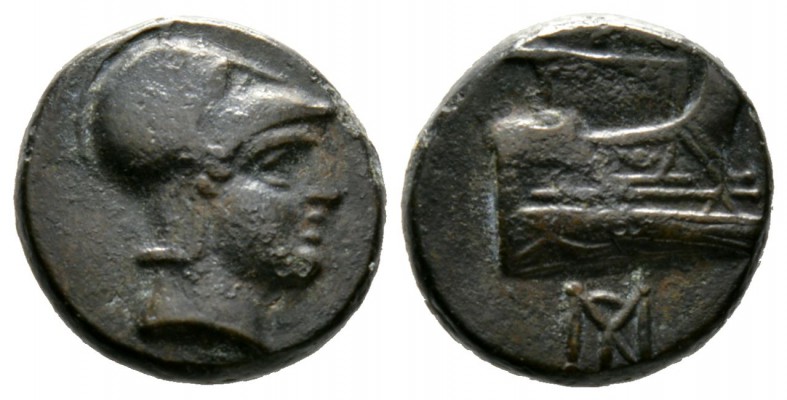 Kings of Macedon, Demetrios I Poliorketes (306-283 BC), Æ, Salamis, 4.29g, 14mm....
